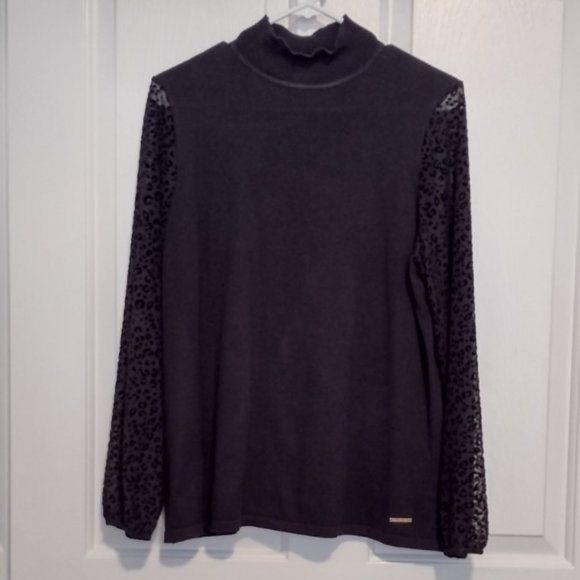 Ann Klein Mock Turtleneck Ladies Sweater - Picture 1 of 7
